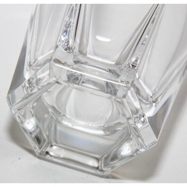 Frank Lloyd Wright by Tiffany Crystal Tumbler Highball Glasses Barware Set of 8 For Sale - Image 11 of 12