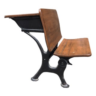 Vintage 19th Century Chicago School Desk For Sale
