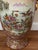 Chinoiserie Vintage Chinoiserie Ceramic Painted Floor Vase With Gilt Handles For Sale - Image 3 of 11