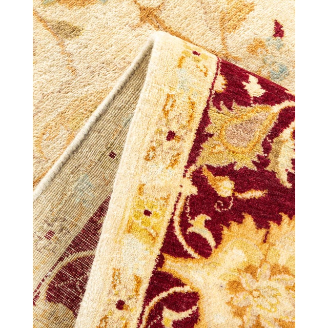 Mogul, One-of-a-Kind Hand-Knotted Area Rug in Ivory, 4' 8" x 7' 1" For Sale In New York - Image 6 of 8