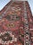 Vintage Plush Earthy Clay, Terracotta, Grassy Green & Persimmon Runner Rug 3.4 X 12.7 For Sale - Image 4 of 10