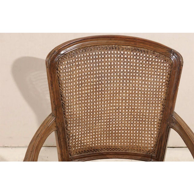 18th Century 18th Century Italian Wooden Armchairs- A Pair For Sale - Image 5 of 11