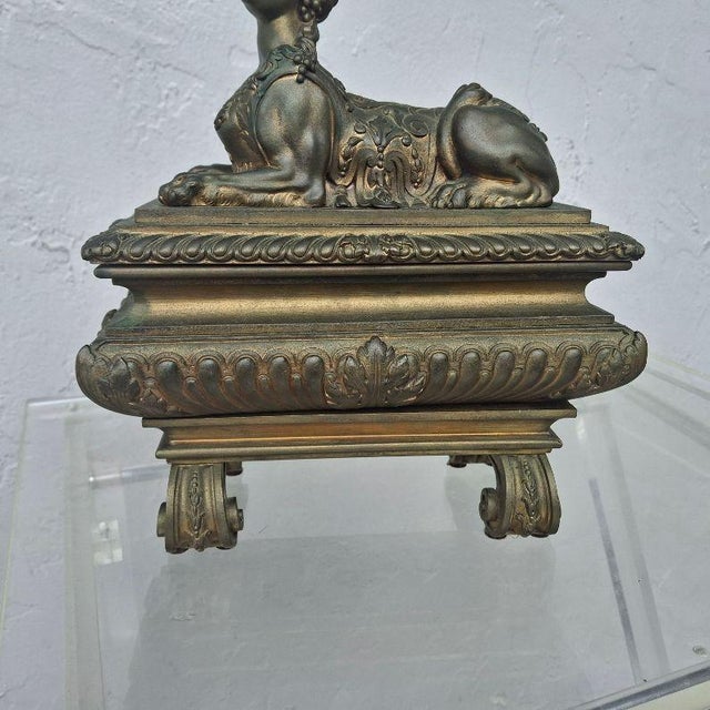 Important 17thc French Louis XIV Gilt Bronze Sphynx Sculpture and Stacked Associated Components - Jardiniere For Sale - Image 18 of 18