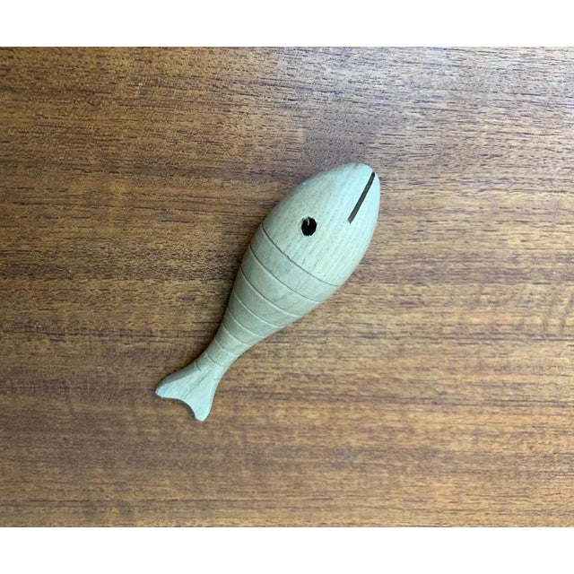 Bauhaus Urfisch Fish Rattle by Hugo Kükelhaus for Hohenfried Werkstätten, 1940s For Sale - Image 4 of 12