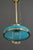 Hight Adjustable Art Deco Pendant Light with Original Opal Glass Shade, 1920s For Sale - Image 12 of 18