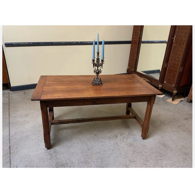 Antique Cherrywood Monastery Table, 1890s For Sale - Image 6 of 14