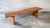 Mid-Century Modern 1970s Mid-Century Modern Live Edge Solid Wood Bench For Sale - Image 3 of 18