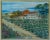 Mc Boisson, Untitled (Country House and Fields), watercolor on paper, 13" H x 16" W (art), 27" H x 30" W (framed), signed...