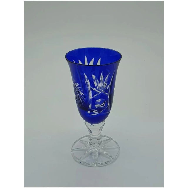 1970s Crystal Glasses, 1970s, Set of 4 For Sale - Image 5 of 10