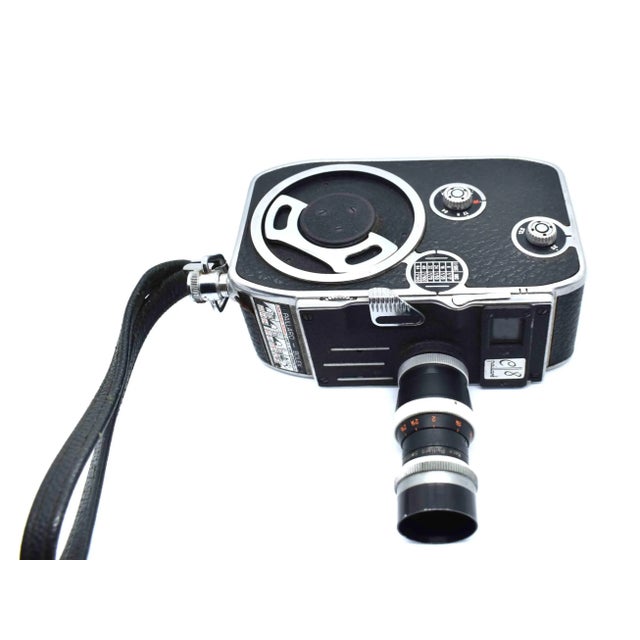 Mid 20th Century Bolex Paillard E8 Roll Film Movie Camera Made in Switzerland For Sale - Image 4 of 12