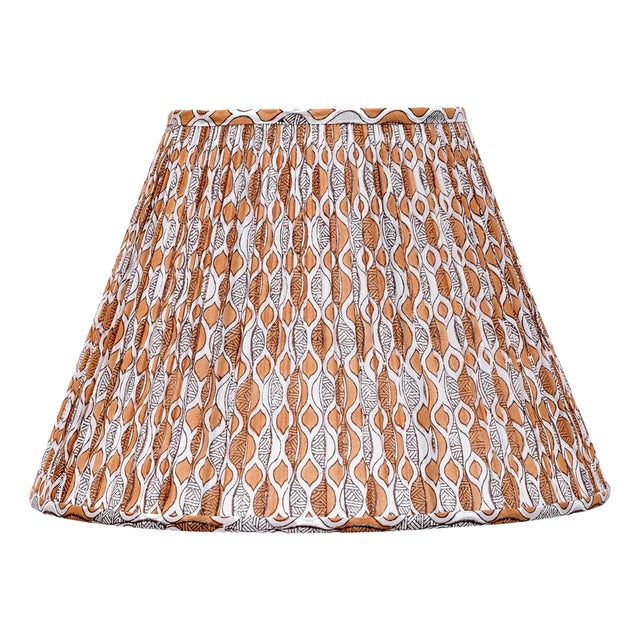 Bunny Williams Home Lafayette Tan Lampshade (15" Base) For Sale