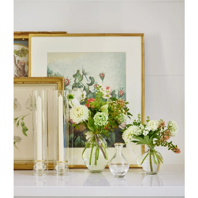 Contemporary AERIN Sancia Baluster Glass Vase, Clear For Sale - Image 3 of 4