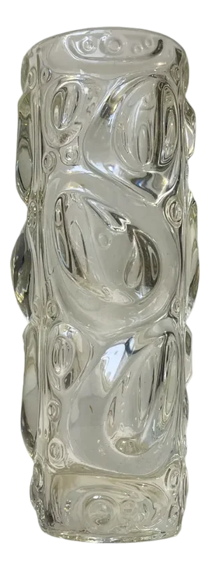 Vintage Glass Vase by Frantisek Peceny for Sklo Union, Czech, 1970s
