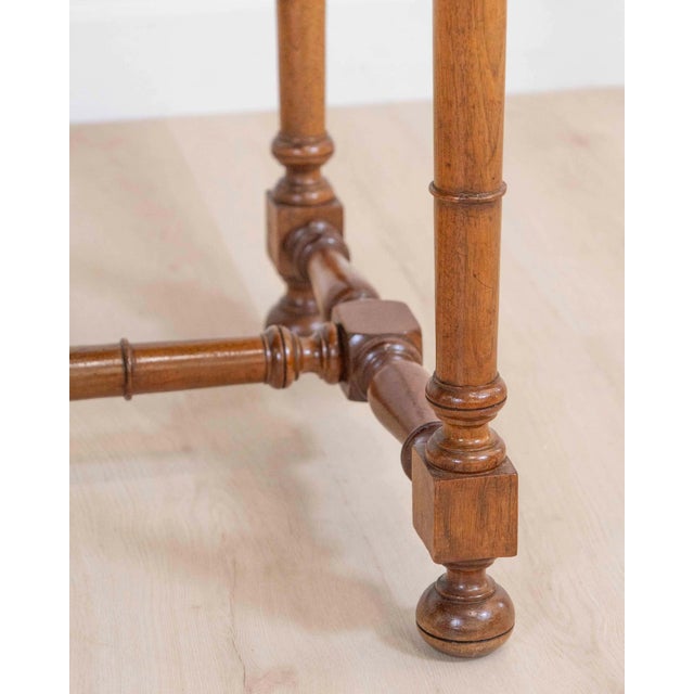 19th Century Italian 19th Century Walnut Writing Table For Sale - Image 5 of 11