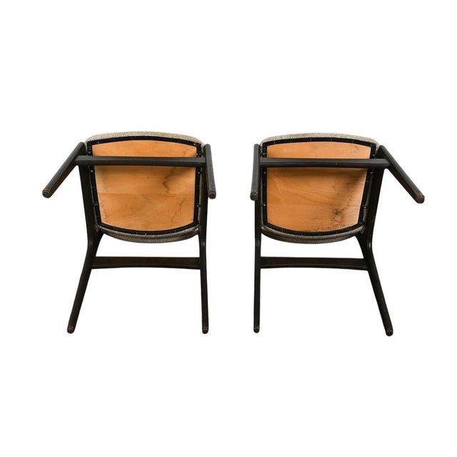 1970s 1970s Set 4 Danish Mid Century Modern Dining Chairs For Sale - Image 5 of 11