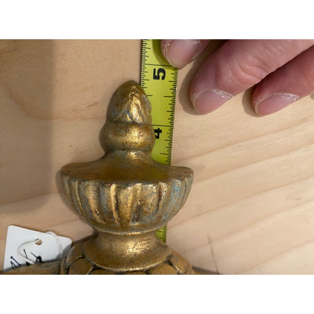 Antique Gilt Plaster Neo Classical Wall Bracket For Sale - Image 11 of 15