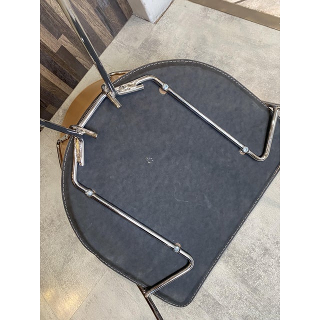 Vintage Linda Armchair in Camel-Colored Leather by Arrben, 1980 For Sale - Image 13 of 18