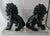 Modern Pair of Late 20th Century Black Chinese Foo Dogs on Large Lucite Base Bookends Statues For Sale - Image 3 of 9