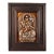 Late 19th Century Wooden Framed Repoussé Copper Thangka Plaque, Gold & Silver, 1.4kg For Sale
