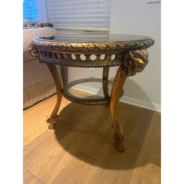 2020s Table, Original Fari Gold Antique For Sale - Image 5 of 6