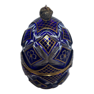 1900s Theo Faberge Winter Egg St. Petersburg Collection