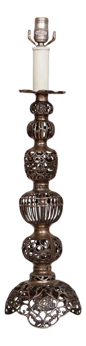 Open Metal Table Lamp by Tyndale