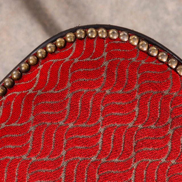 Ebonised Cafe Chairs, 1950s, Set of 6 For Sale - Image 10 of 11