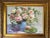 Impressionist Late 20th Century Impressionist Floral Still Life Painting of Peonies and Apples For Sale - Image 3 of 12