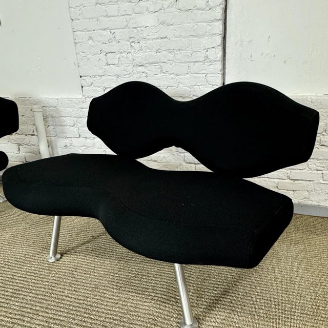 Modern Pair of Wavelength Two Seat Sofas by Karim Rashad for Neinkamper For Sale - Image 3 of 12