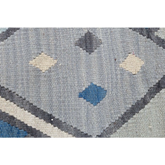 Modern Swedish-Inspired Geometric Flat Weave Rug by Doris Leslie Blau For Sale - Image 4 of 10
