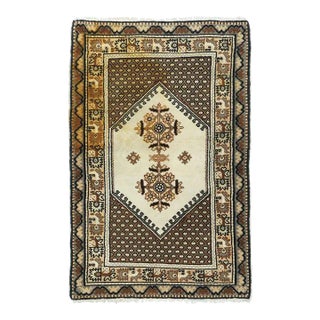 Vintage Moroccan Rug 3'7'' x 5'4'' For Sale