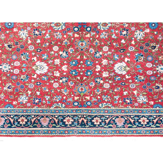 Vintage Persian Varamin Rug For Sale - Image 13 of 15