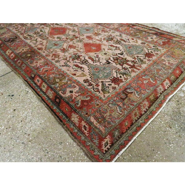 Galerie Shabab Collection Early 20th Century Handmade Persian Malayer Accent Rug For Sale In New York - Image 6 of 7