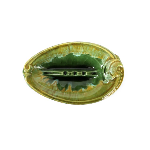 1970s Set of 6 Mid Century Modern Ceramic Ashtrays - Vintage Catchalls For Sale - Image 5 of 8