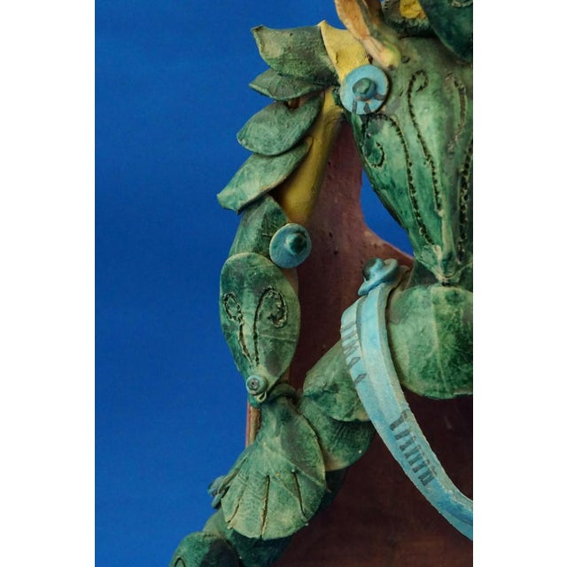 20th Century Ceramic Sculpture of a Medieval Knight by Dino Caruso, Italy For Sale - Image 14 of 18