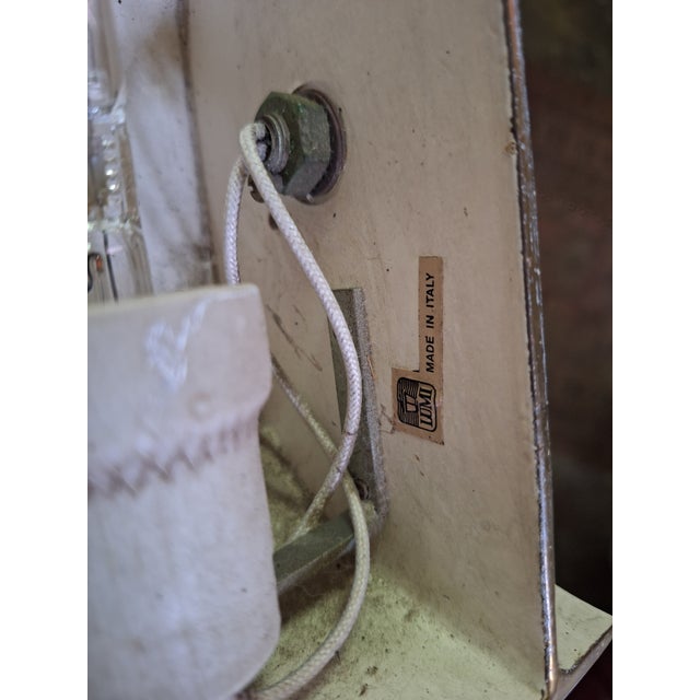 Large Wall Light in Brass and Bronze from Lumi Milan, 1960s For Sale - Image 12 of 13