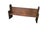 Wood Mid 20th Century Carved Solid Oak Church Pew Bench With Cross Details – 75" For Sale - Image 7 of 17