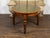 Wood English 19th Century Mahogany Table with Green Leather Oval Top and Turned Legs For Sale - Image 7 of 12