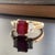 2010s Natural Ruby Sapphire Ring 6.5 14k Y Gold 2.51 TCW Certified For Sale - Image 5 of 18