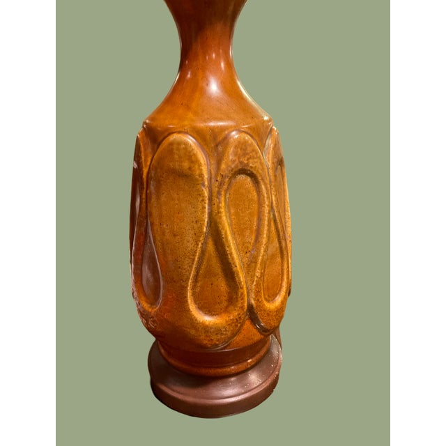 Ceramic Pair of Mid Century Lamps For Sale - Image 7 of 9