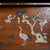 Brown Huali Rosewood Tray Inlaid With Mother-of-Pearl Deer & Crane For Sale - Image 8 of 10