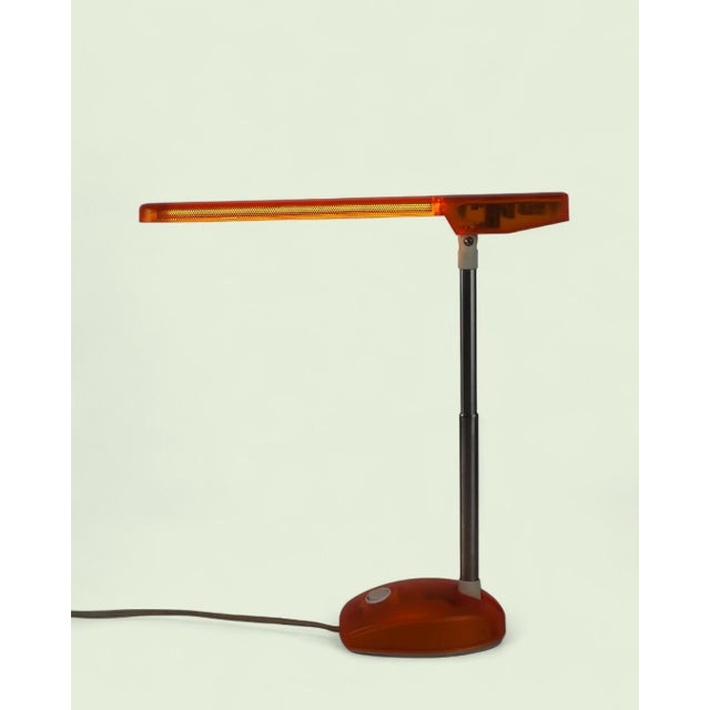 Italian Minimalist Orange Microlight Desk Lamp by Ernesto Gismondi for Artemide, 1990s For Sale - Image 15 of 18