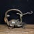 This striking antique bronze sculpture depicts the Dark Warrior, a revered mythical creature composed of a turtle entwined...