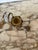 Vintage Crystal and Gilt Bronze Hollywood Regency Table Lighter For Sale - Image 9 of 12