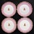 Antique French Old Paris Porcelain Pompadour Pink 15 Piece Dessert Service For Sale - Image 4 of 11