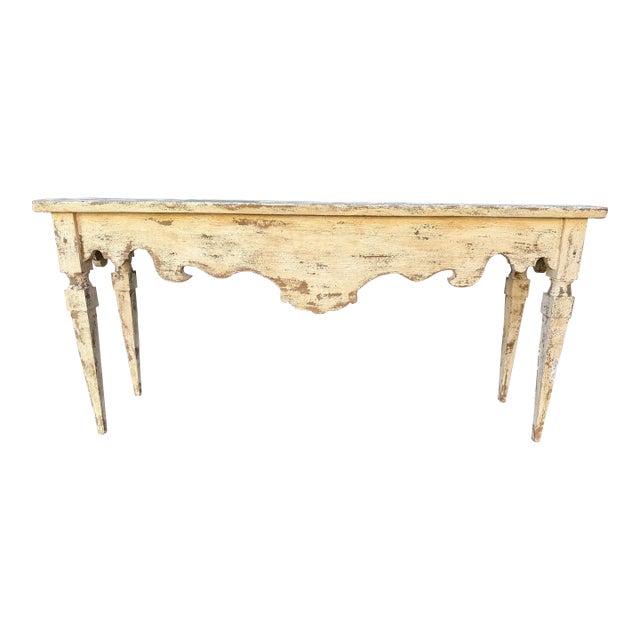 Neoclassical Italian Console Table For Sale