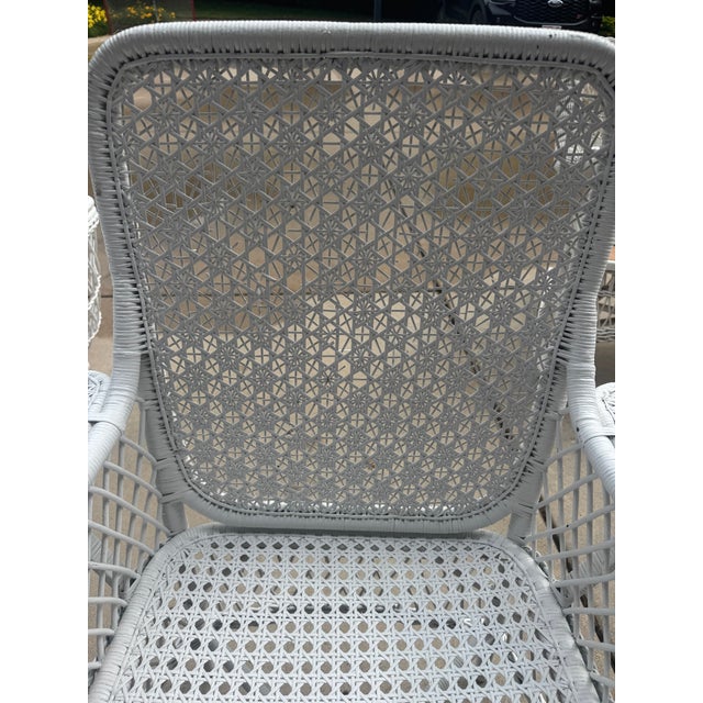 1920s Heywood Wakefield Wicker Chair For Sale In Milwaukee - Image 6 of 7