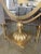 1950s Large Brass Swivel Vanity Table Mirror For Sale In Palm Springs - Image 6 of 12