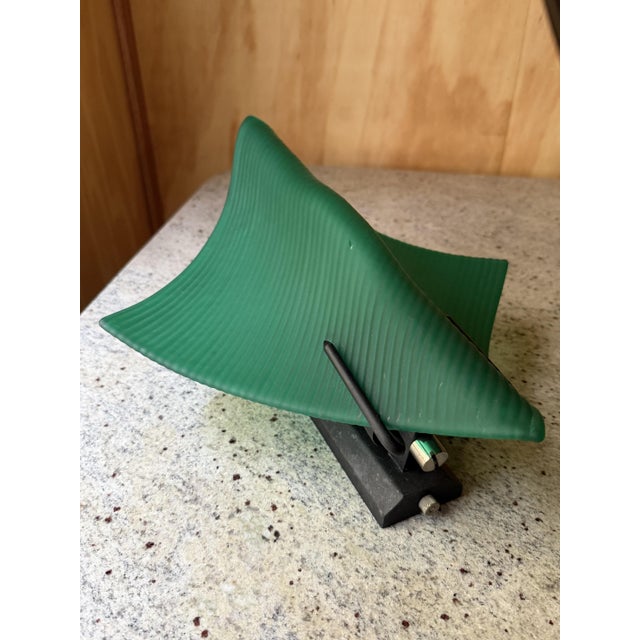 Vintage Geco Green Frosted Glass Wall Sconce by Paolo Piva for Stefano Cevoli, 1980s For Sale - Image 18 of 18
