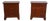 Pair of Stickley Antiquities Mahogany Bachelor Chests For Sale